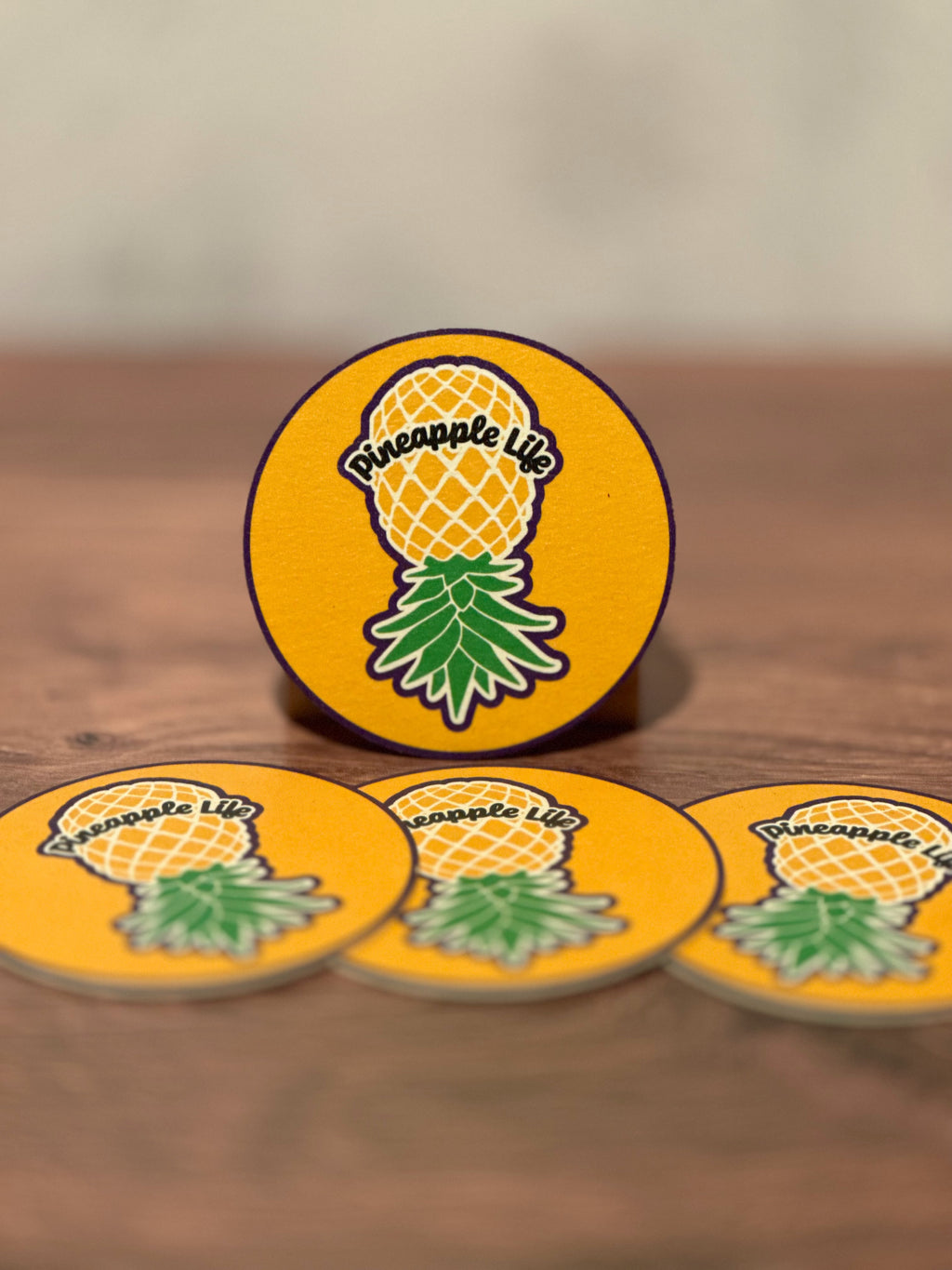 Pineapple Life Coasters