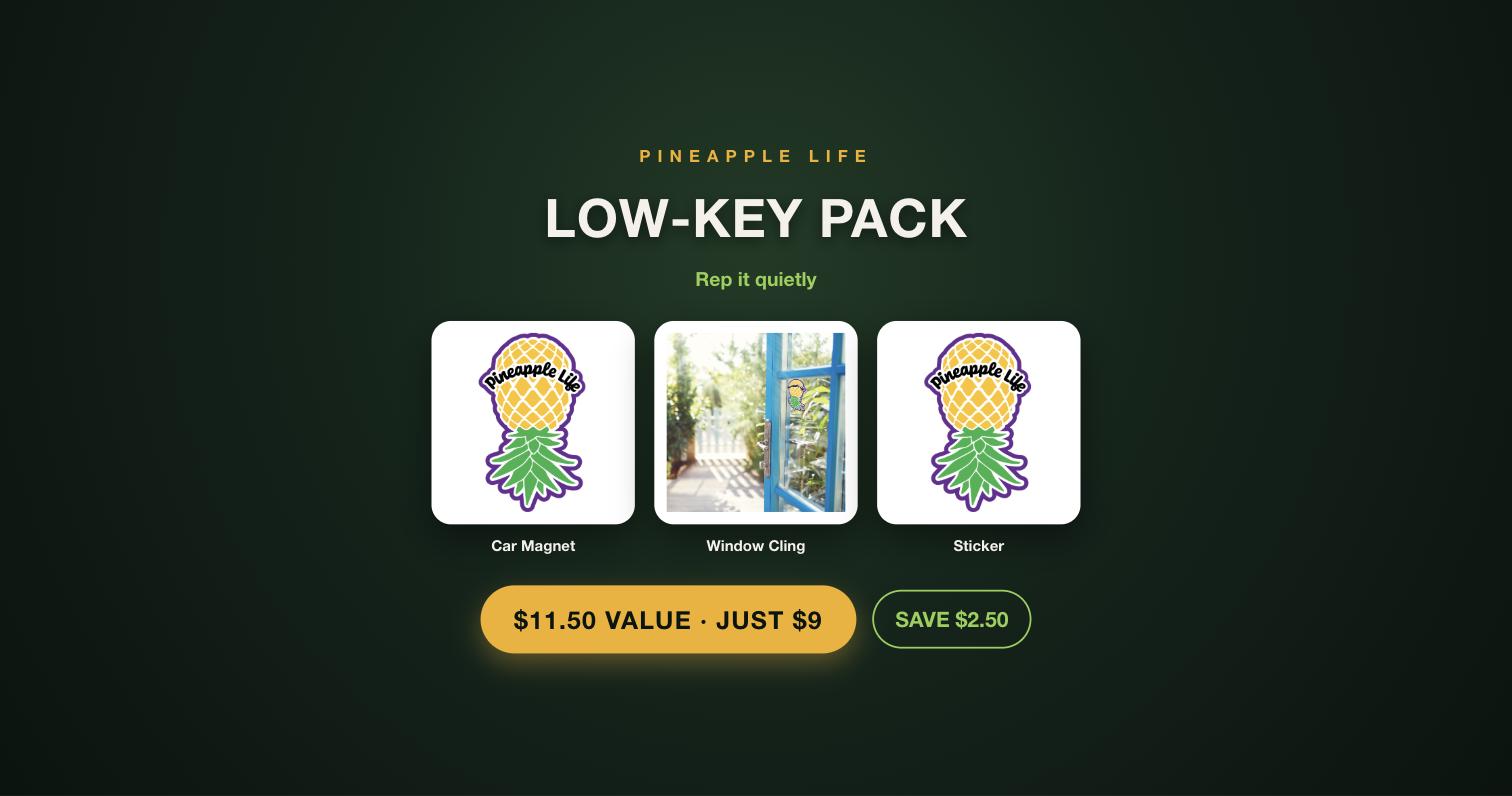 Low-Key Pack