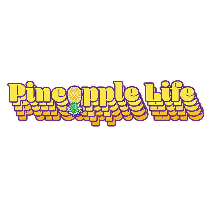 Pineapple Life Retro Sticker