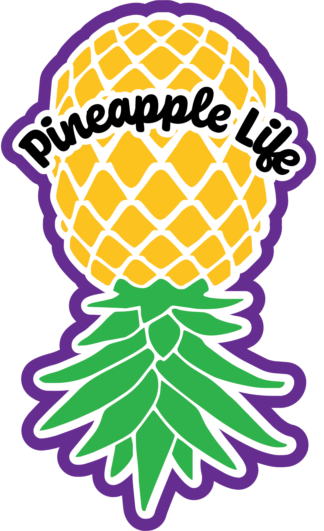 Pineapple Life Sticker
